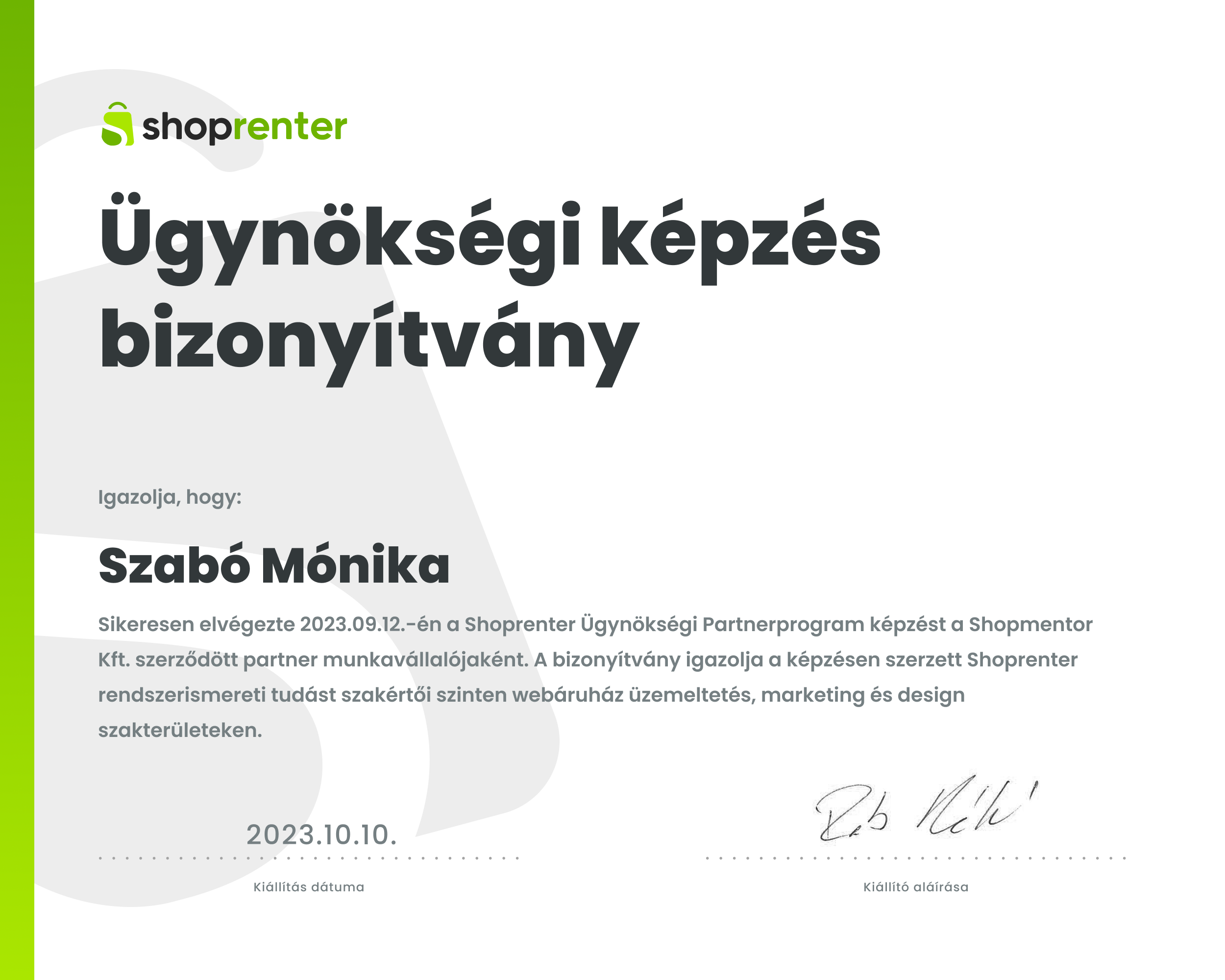 bizonyitvany