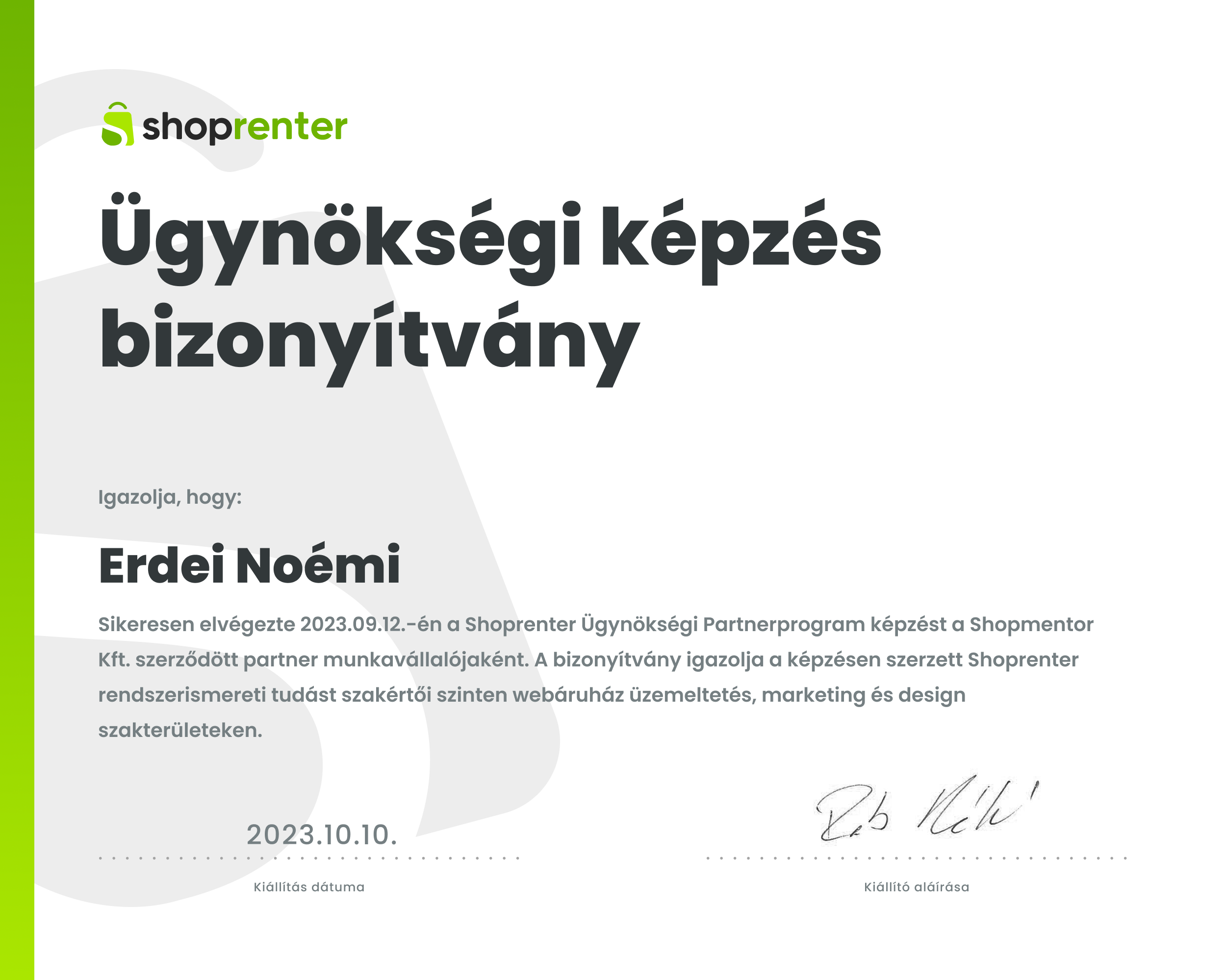 bizonyitvany