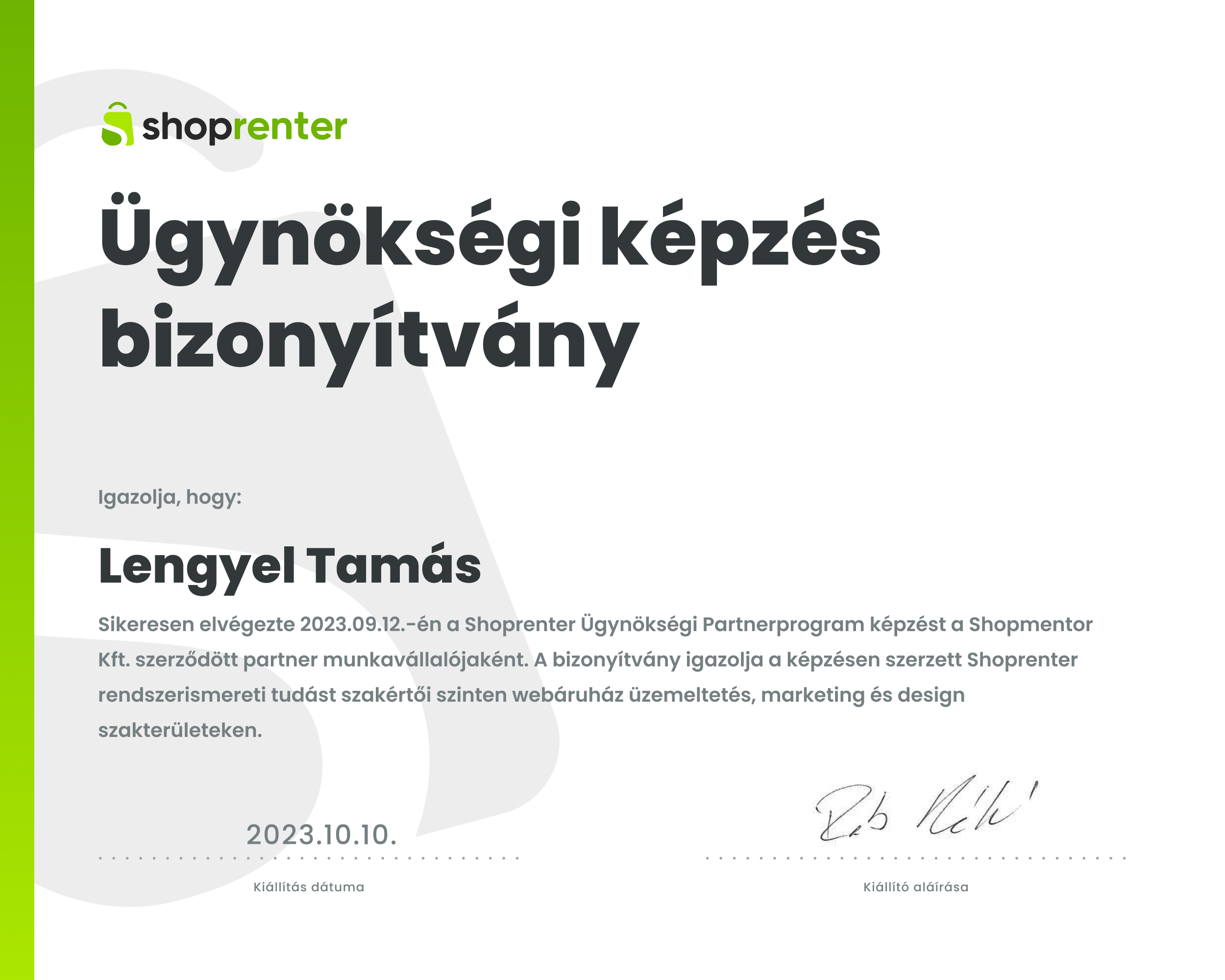 bizonyitvany